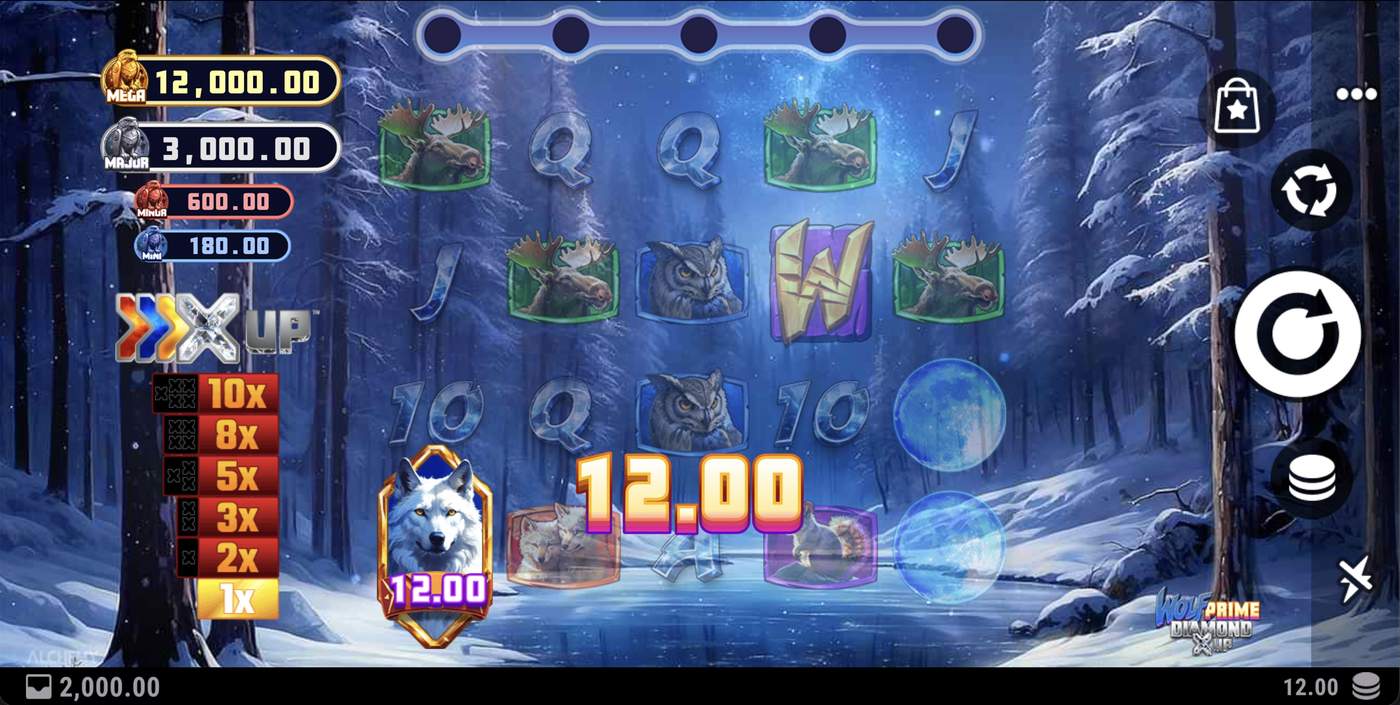 Wolf Prime Diamond X UP: image of winning