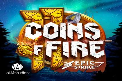 11 Coins of Fire Online Slot Logo