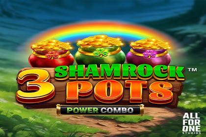 3 Shamrock Pots: Power Combo Online Slot Logo