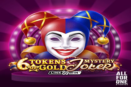 6 Tokens of Gold: Mystery Joker Link & Win Online Slot Logo