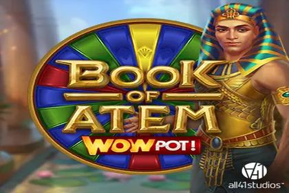 Book of Atem WowPot Online Slot Logo