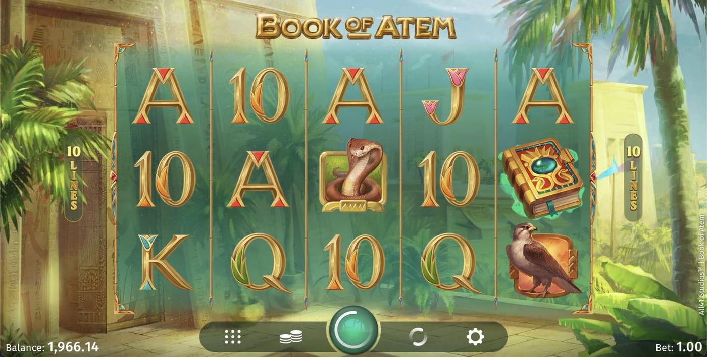 Book of Atem: image of main menu