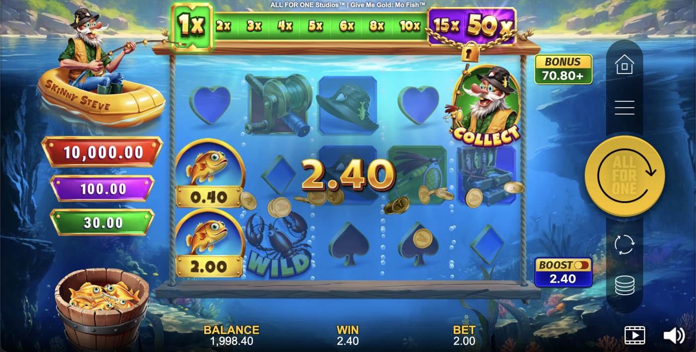 Give Me Gold: Mo Fish: image of winning