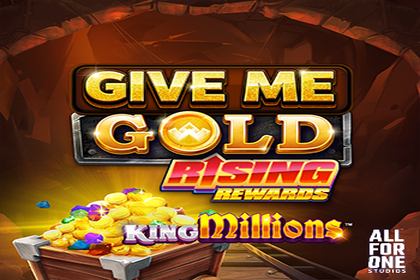 Give Me Gold: Rising Rewards King Millions Online Slot Logo