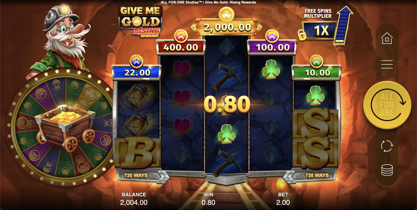 Give Me Gold: Rising Rewards: image of winning