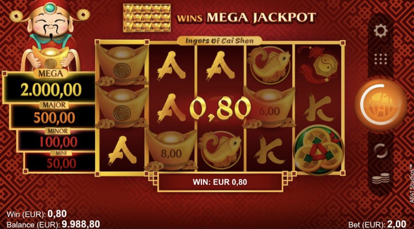 Ingots of Cai Shen: image of winning