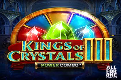 Kings of Crystals 3 Power Combo Online Slot Logo