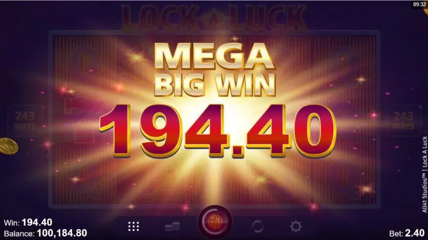 Lock A Luck: image of winning