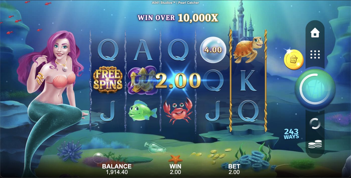 Pearl Catcher: image of winning