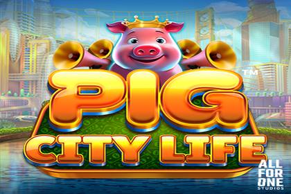 Pig City Life Online Slot Logo