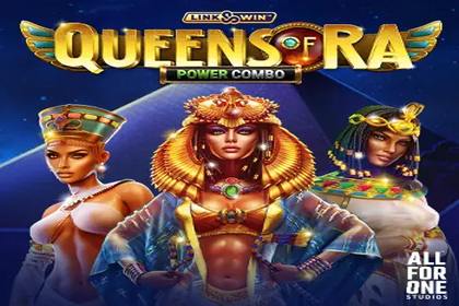 Queens of Ra Power Combo Online Slot Logo