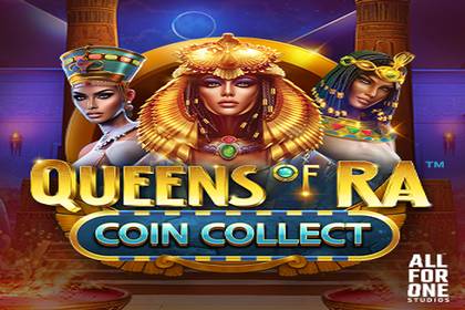 Queens of Ra: Coin Collect Online Slot Logo