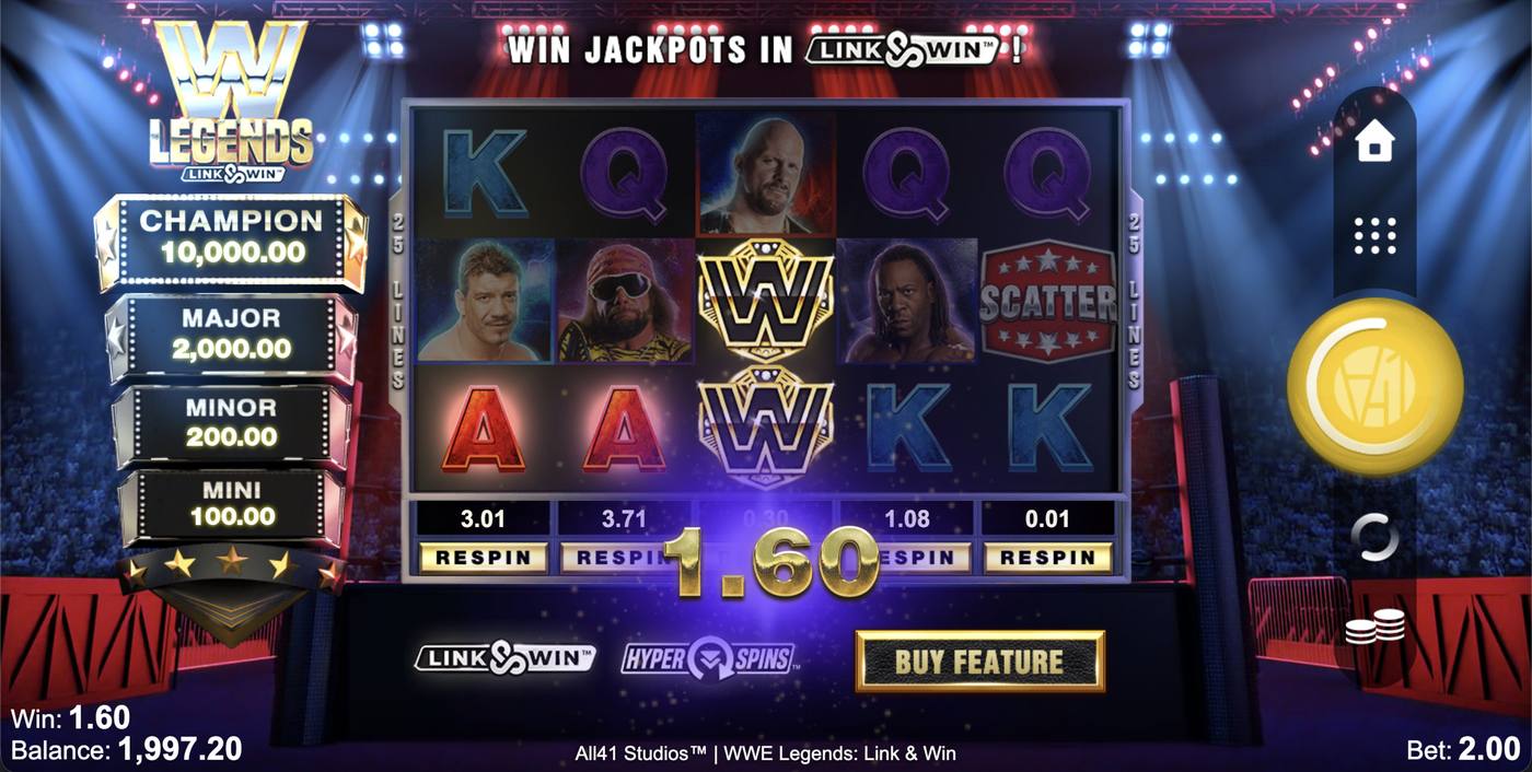WWE Legends Link & Win: image of winning