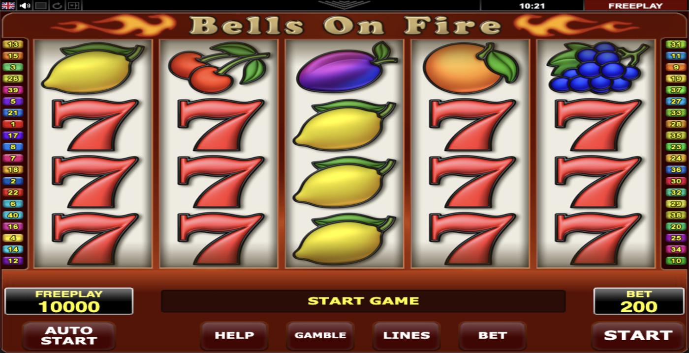 Bells on Fire: image of main menu