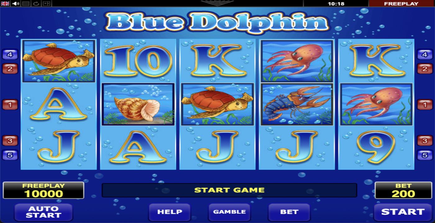 Blue Dolphin: image of main menu