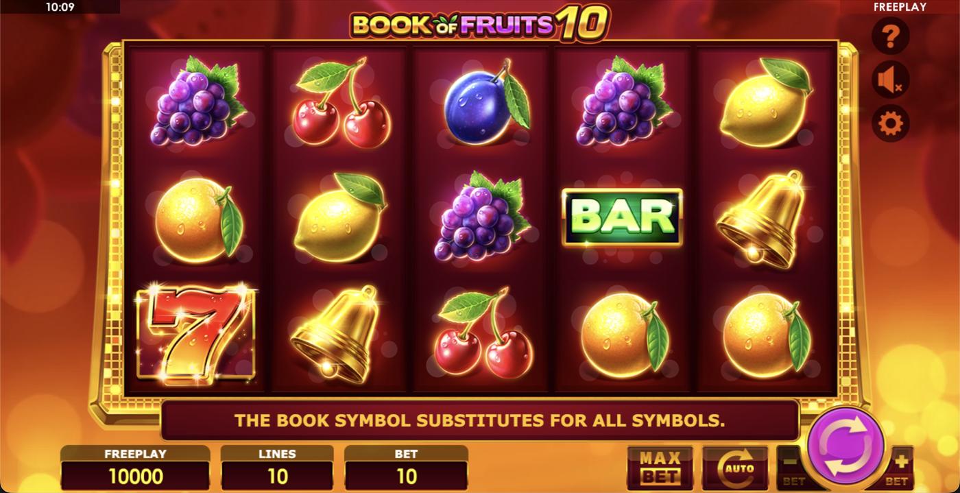 Book of Fruits 10: image of main menu