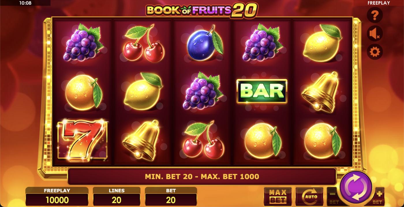 Book of Fruits 20: image of main menu