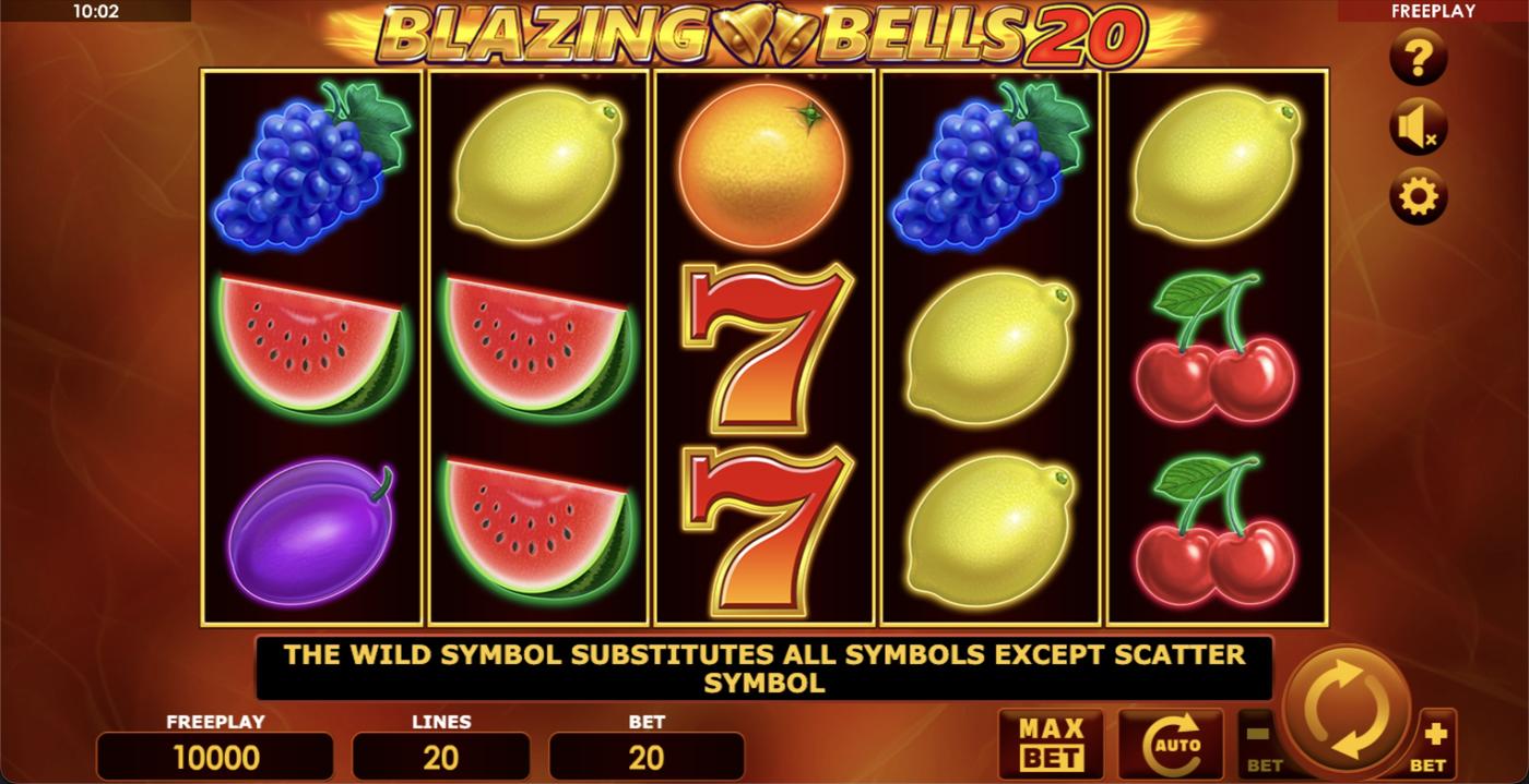 Burning Bells 20: image of main menu