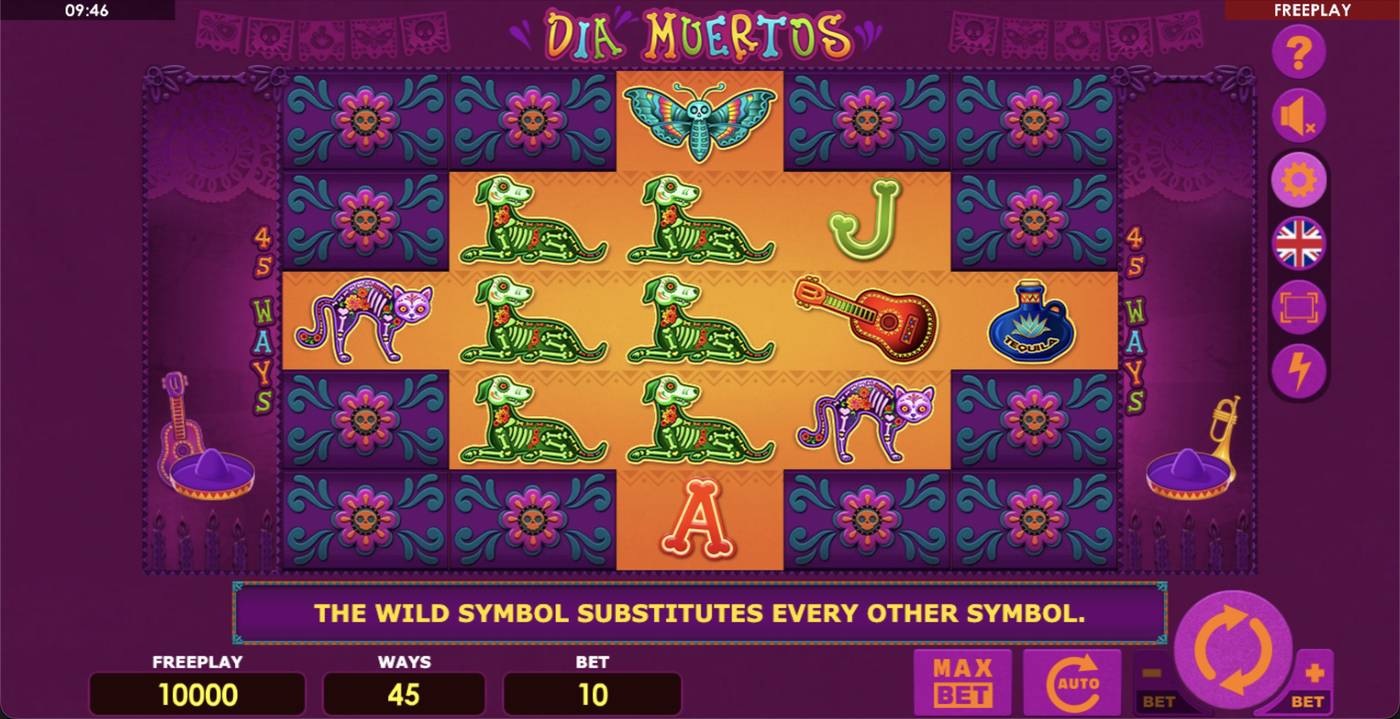 Dia Muertos: image of main menu