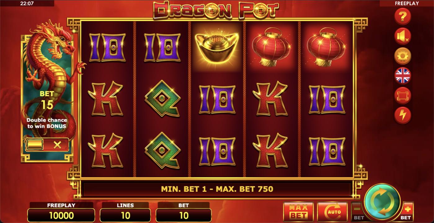 Dragon Pot: image of main menu