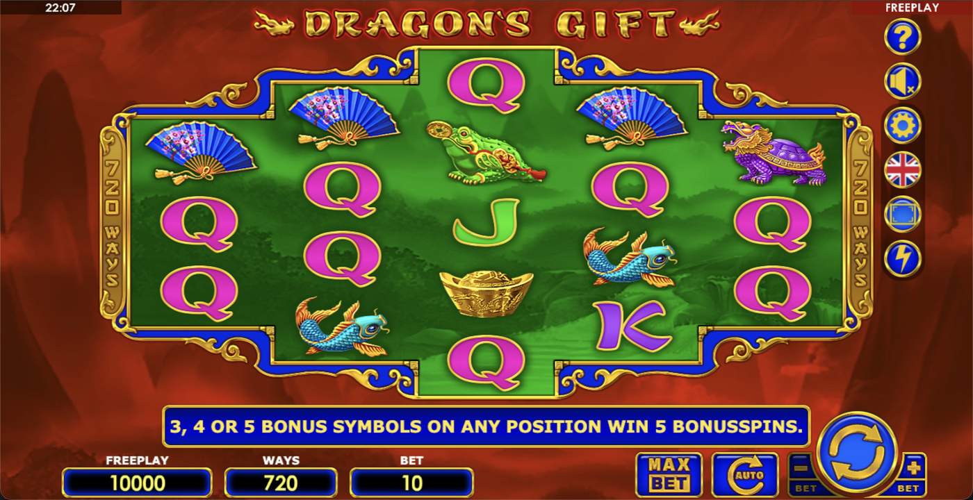 Dragons Gift: image of main menu