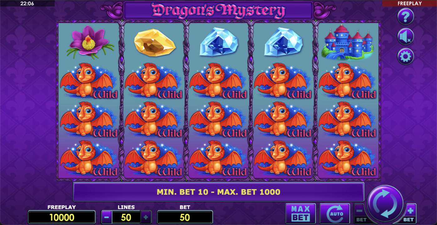 Dragons Mystery: image of main menu