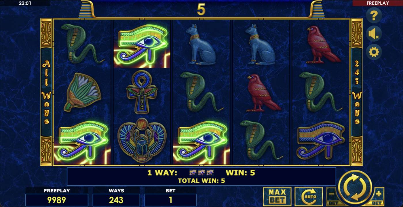 Enchanted Cleopatra: image of winning