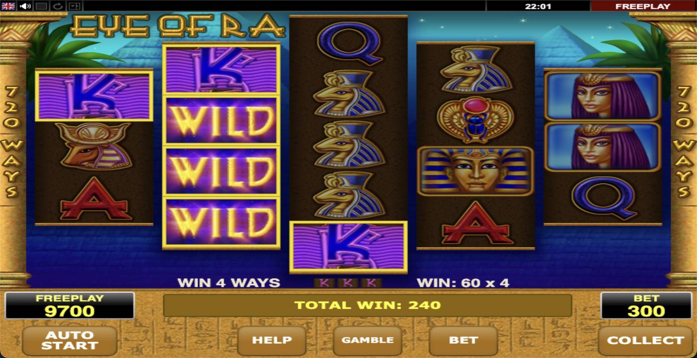 Eye of Ra: image of winning
