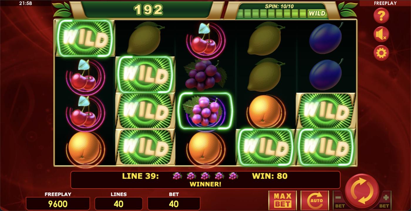 Fruit Loop: image of winning