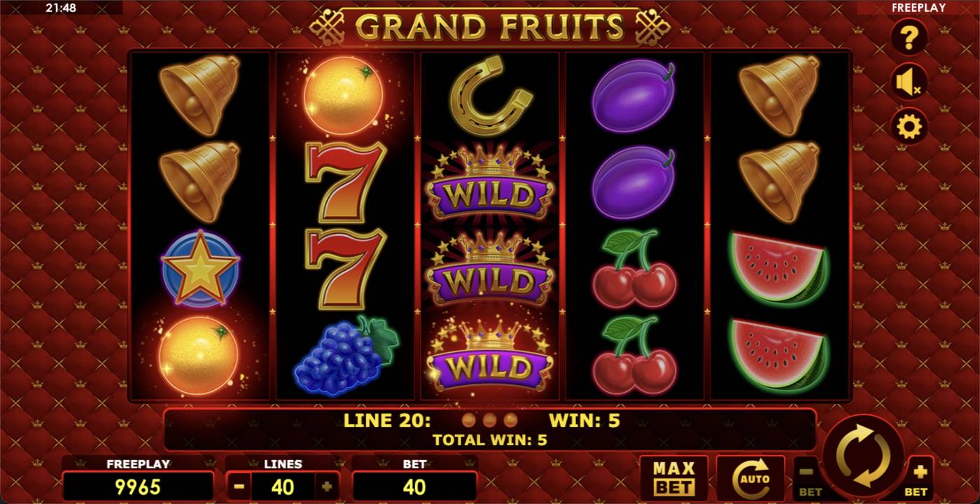 Grand Fruits: image of winning