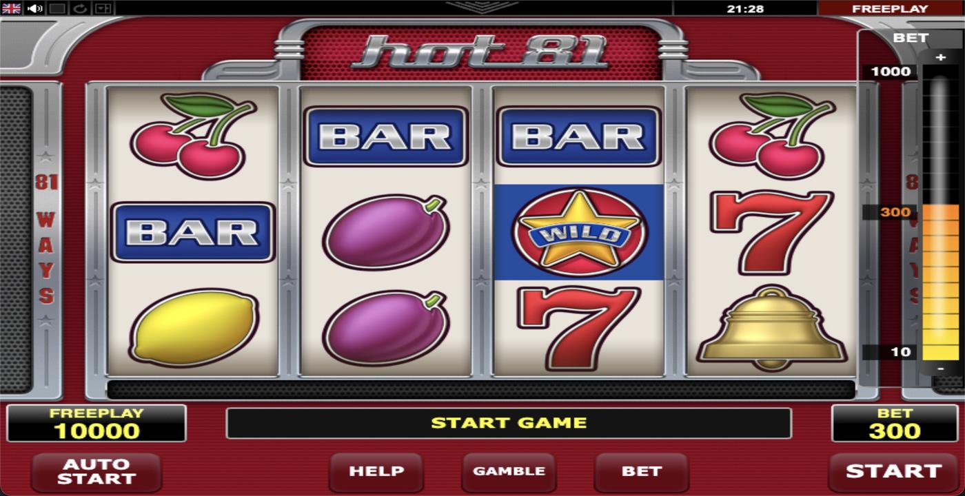 Hot 81: image of main menu