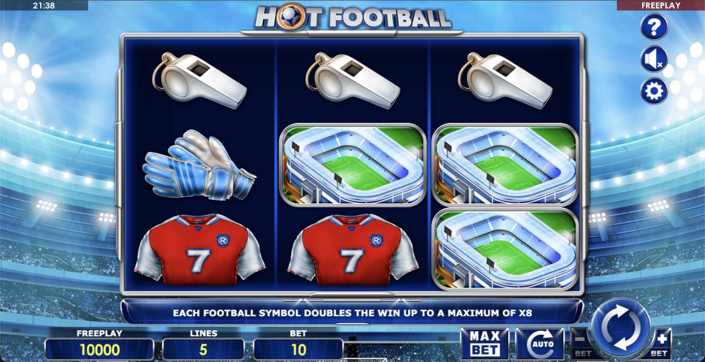 Hot Football: image of main menu