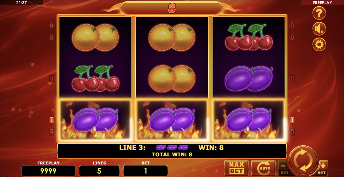 Hot Fruits Deluxe: image of winning