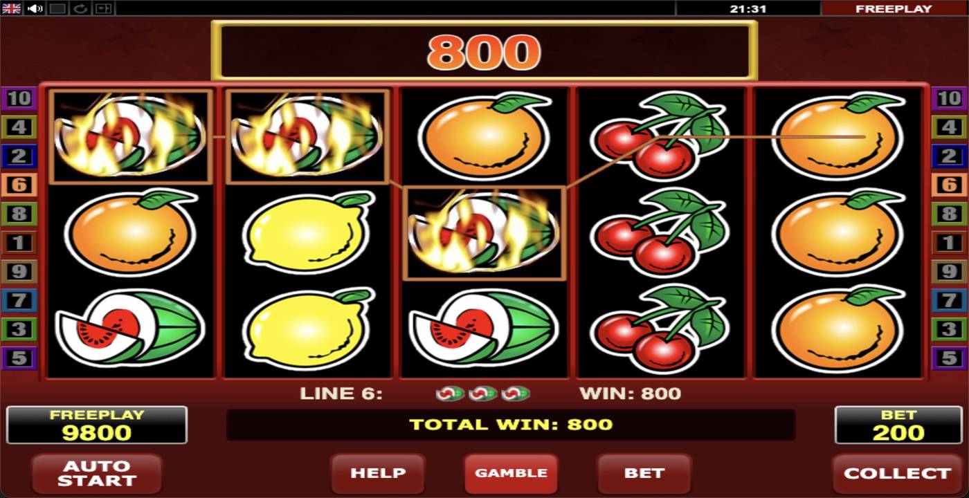 Hot Scatter: image of winning