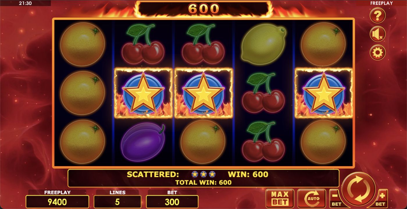 Hot Seven Deluxe: image of winning