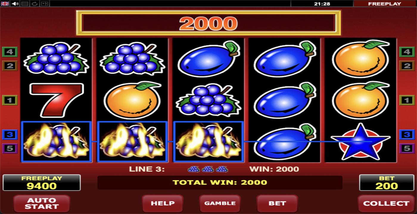 Hot Seven: image of winning