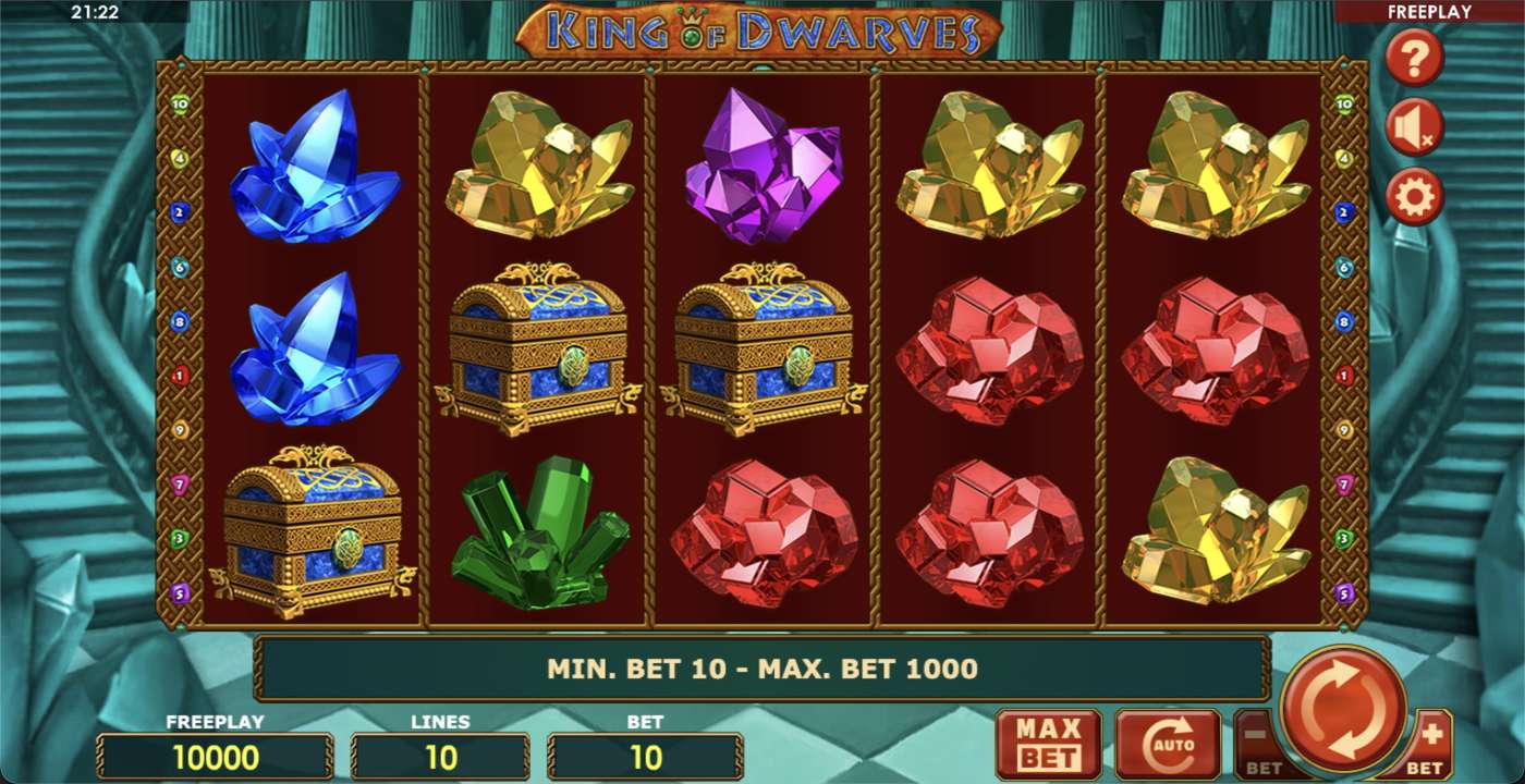 King of Dwarves: image of main menu