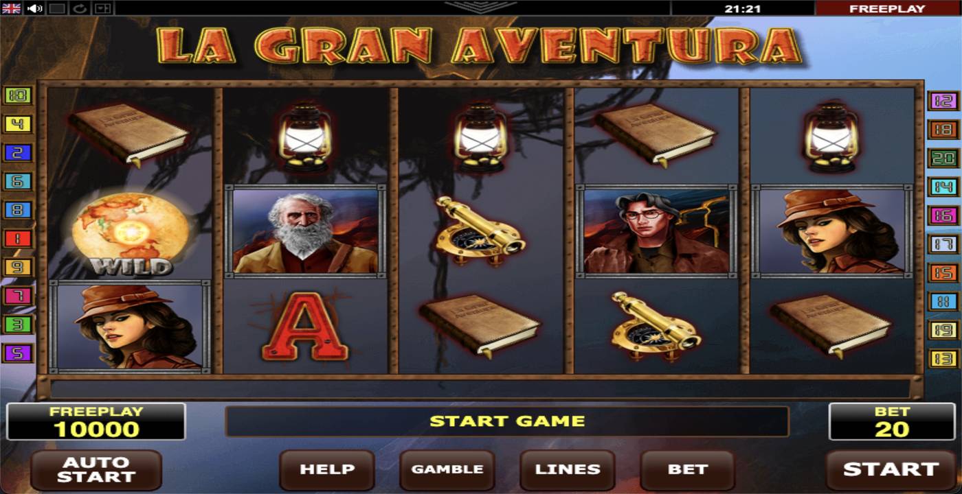 La Gran Aventura: image of main menu