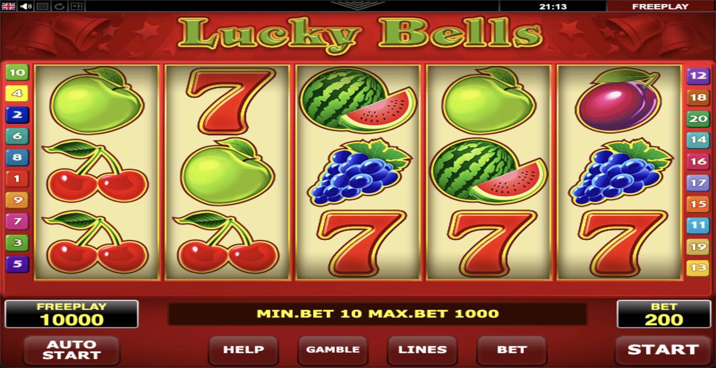 Lucky Bells: image of main menu