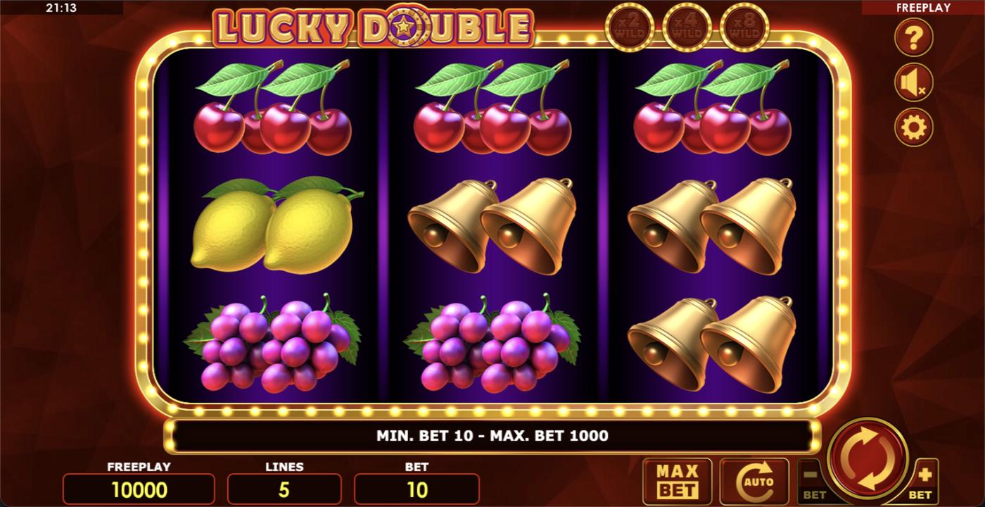 Lucky Double: image of main menu
