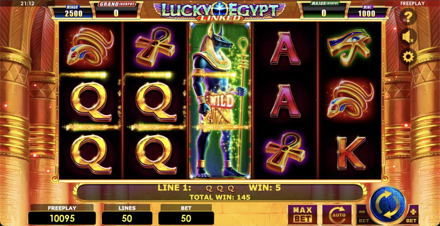 Lucky Egypt: image of winning