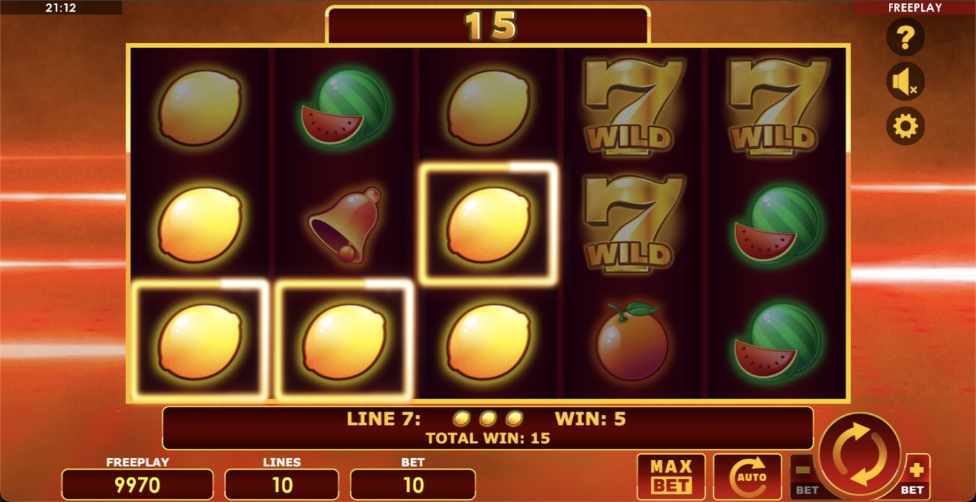 Lucky Golden 7: image of winning