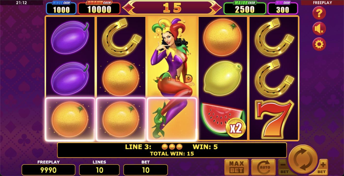 Lucky Joker 10 Cash Spins: image of winning