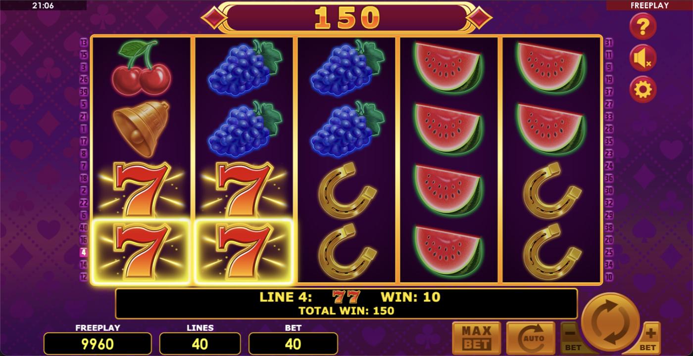 Lucky Joker 40: image of winning