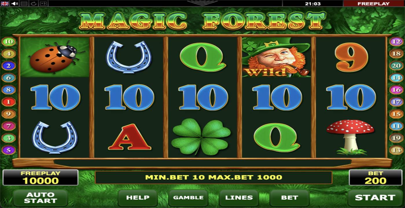 Magic Forest: image of main menu