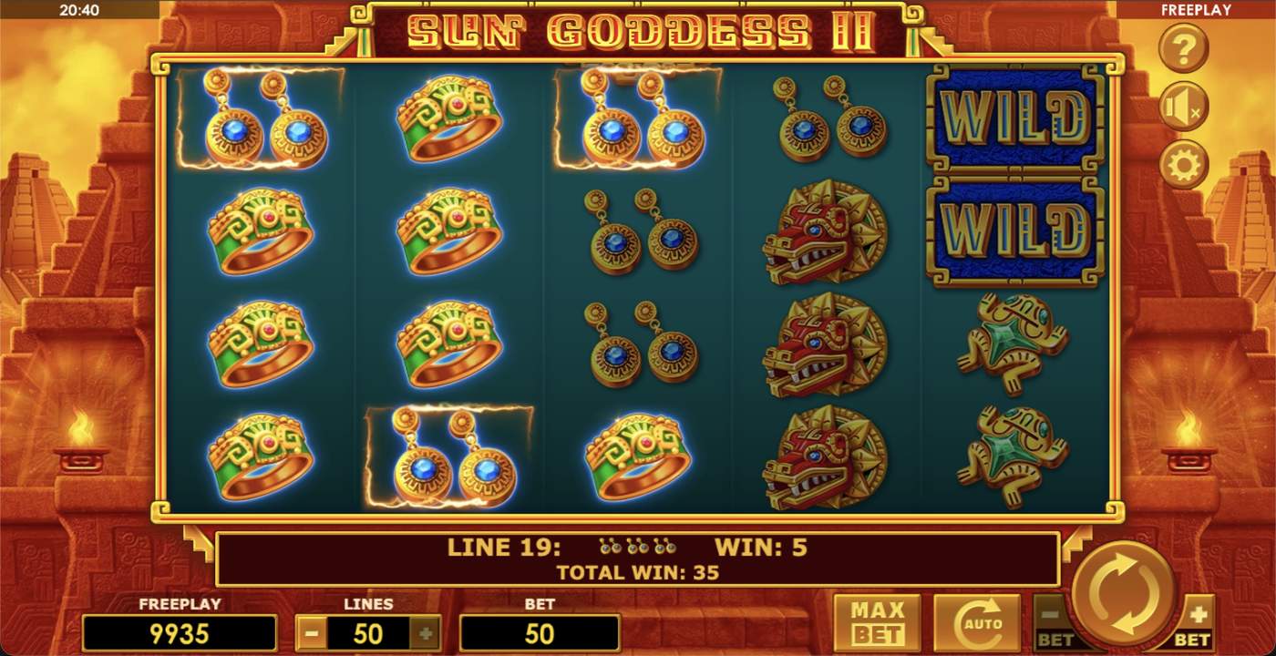 Sun Goddess II: image of winning