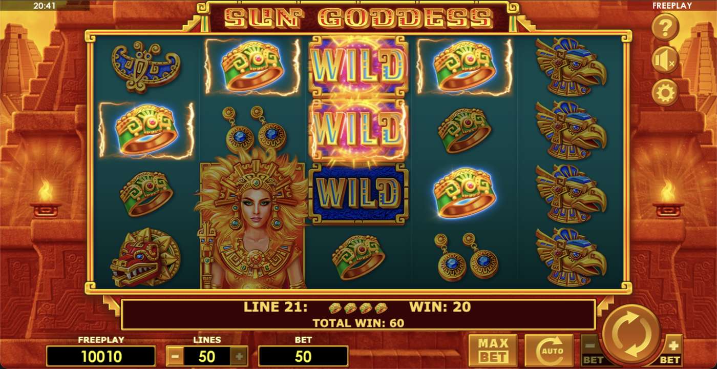 Sun Goddess: image of winning