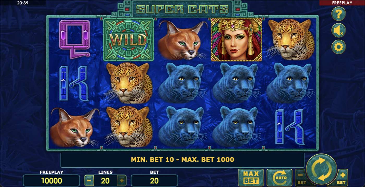 Super Cats: image of main menu