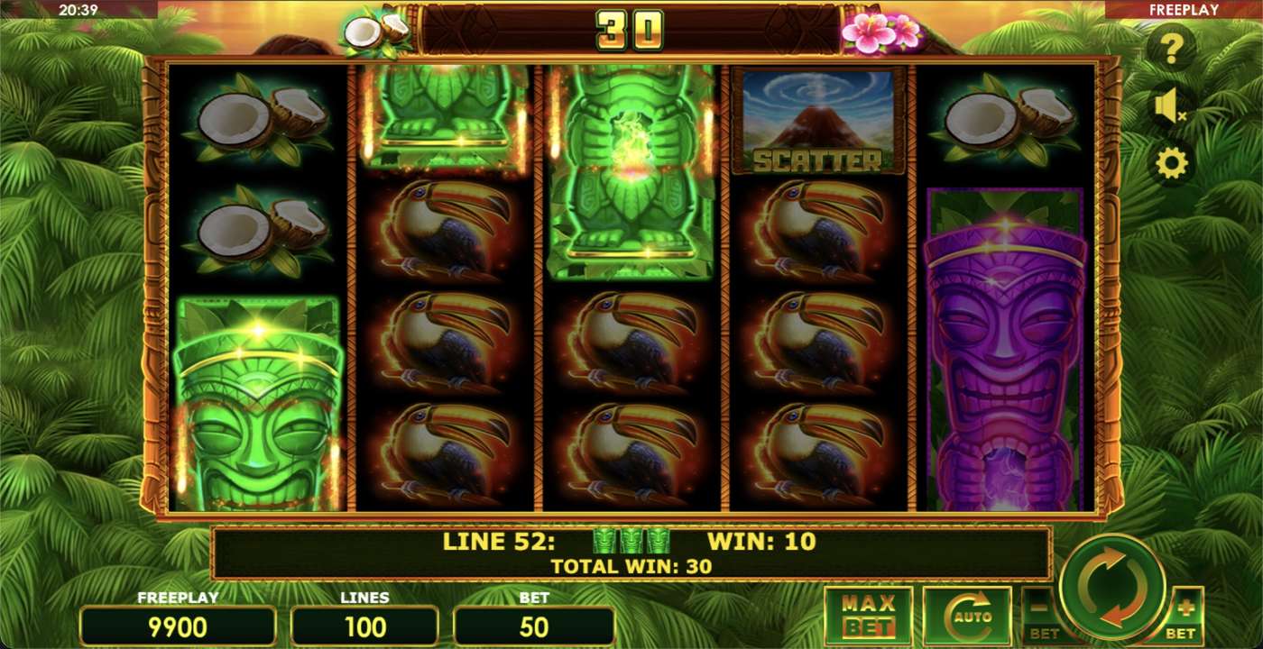 Tiki Madness 100: image of winning