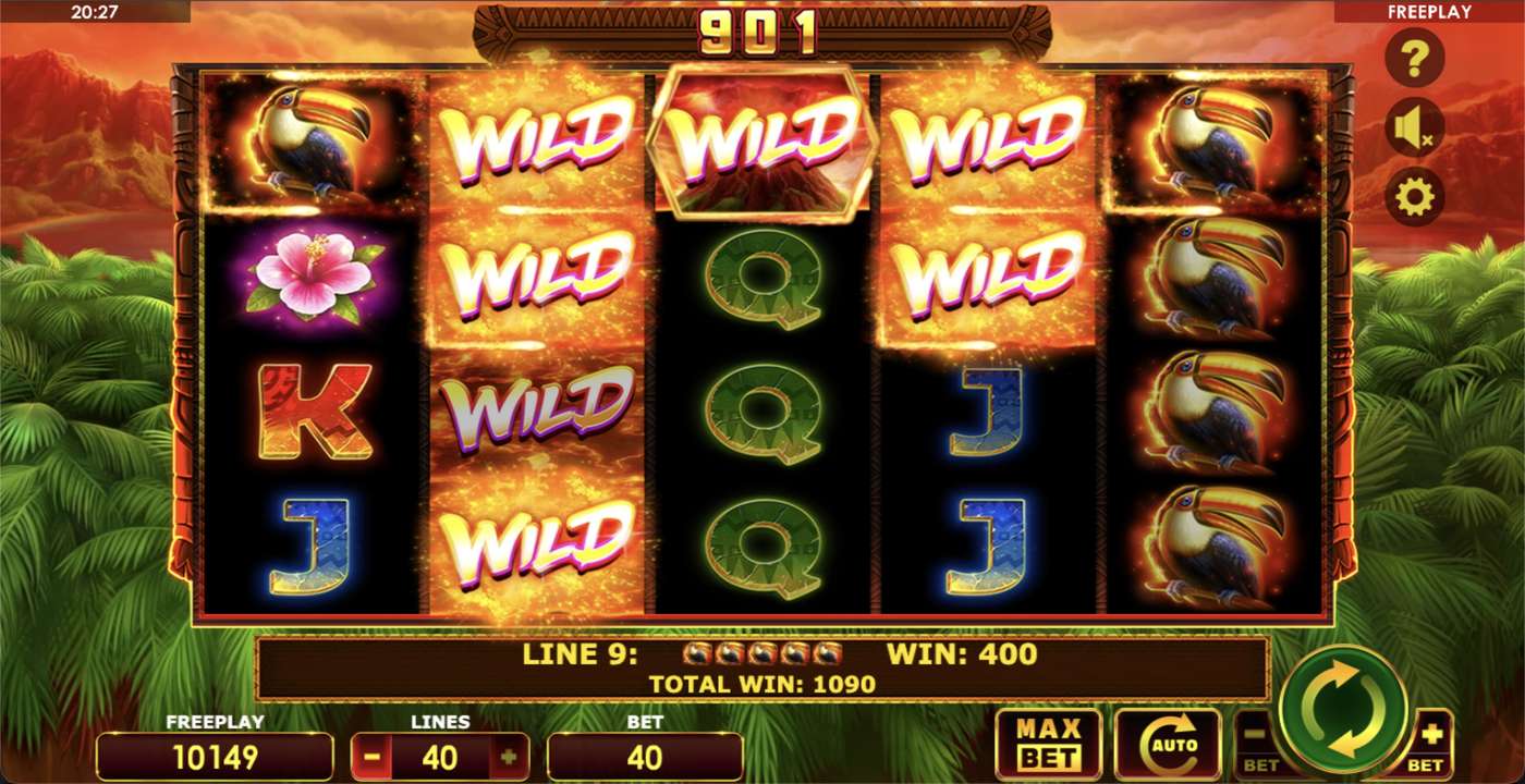 Wild Volcano: image of winning
